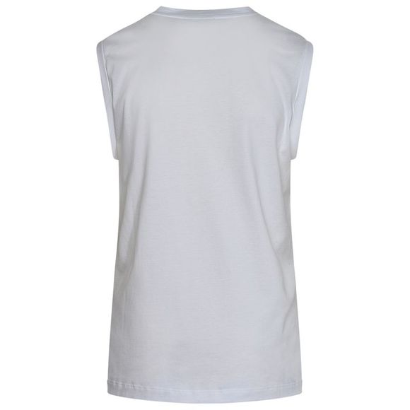 BALMAIN White Cotton Tank Top - Picture 3 of 3